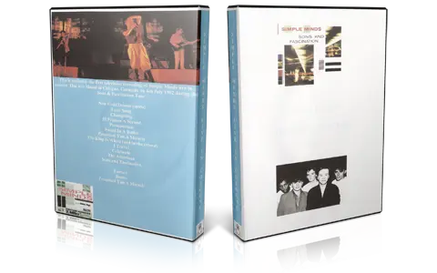 Artwork Cover of Simple Minds 1982-06-06 DVD Cologne Proshot