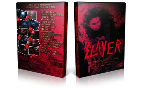 Artwork Cover of Slayer 2000-06-11 DVD Monza Audience