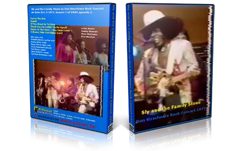 Artwork Cover of Sly and The Family Stone 1973-10-09 DVD Various Proshot