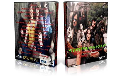 Artwork Cover of Steppenwolf Compilation DVD Live Performance 1968 1987 Proshot