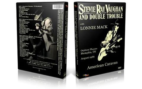Artwork Cover of Stevie Ray Vaughan Compilation DVD American Caravan 1986 Proshot