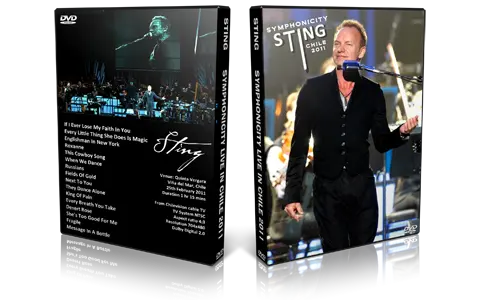 Artwork Cover of Sting 2011-02-25 DVD Vina del Mar Proshot