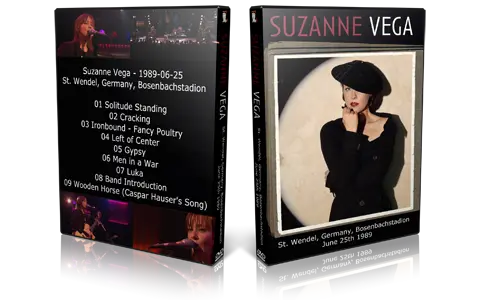 Artwork Cover of Suzanne Vega 1989-06-25 DVD St Wendel Proshot