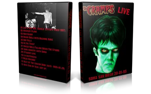 Artwork Cover of The Cramps 1995-01-28 DVD San Diego Audience