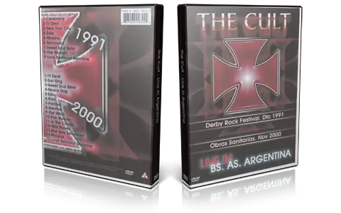 Artwork Cover of The Cult Compilation DVD 1991-2000 Proshot