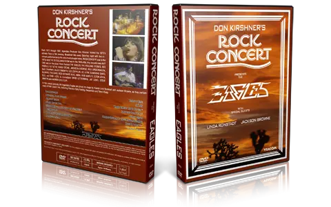 Artwork Cover of Eagles Compilation DVD 1974 Don Kirshner Proshot