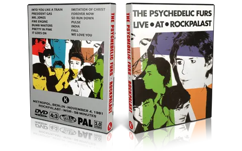 Artwork Cover of Psychedelic Furs 1981-11-03 DVD Berlin Audience