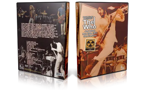 Artwork Cover of The Who 1973-11-20 DVD Daly City Audience