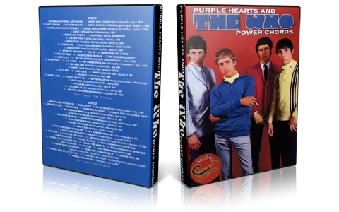 Artwork Cover of The Who Compilation DVD Purple Hearts Power Chords Proshot