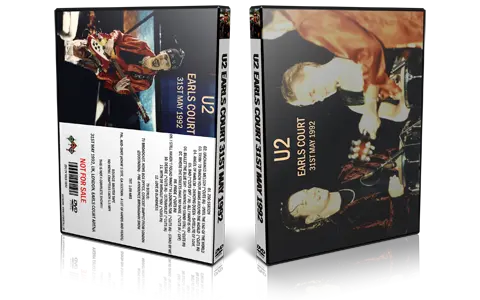 Artwork Cover of U2 1992-05-31 DVD London Audience