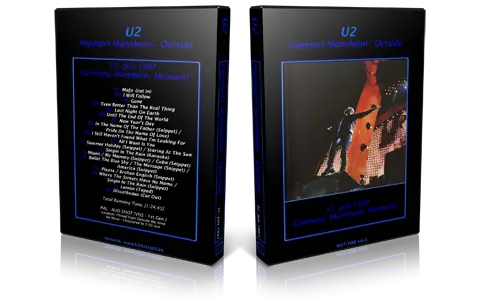Artwork Cover of U2 1997-07-31 DVD Mannheim Audience