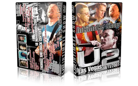 Artwork Cover of U2 2001-11-18 DVD Las Vegas Audience