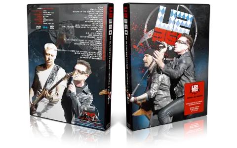 Artwork Cover of U2 2010-09-15 DVD Munich Audience