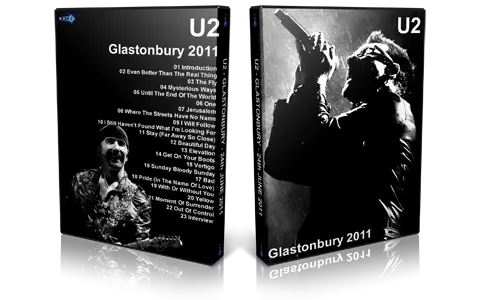 Artwork Cover of U2 2011-06-24 DVD Glastonbury Proshot