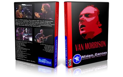 Artwork Cover of Van Morrison 1984-01-26 DVD Cannes Proshot
