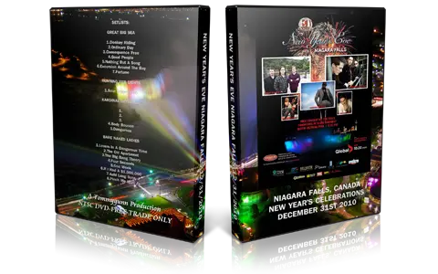 Artwork Cover of Various Artists Compilation DVD New Year Niagara Falls Canada Proshot