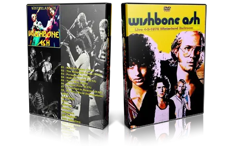 Artwork Cover of Wishbone Ash 1976-04-02 DVD San Francisco Proshot