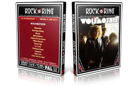 Artwork Cover of Wolfmother 2011-06-03 DVD Nurburg Proshot