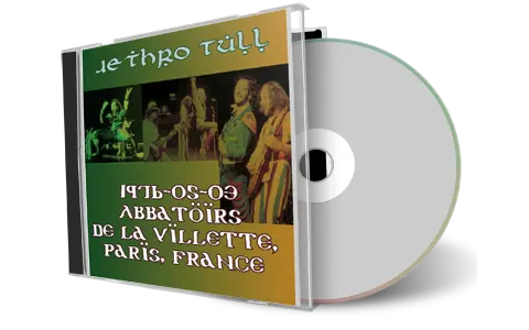 Artwork Cover of Jethro Tull 1976-05-03 CD Paris Audience