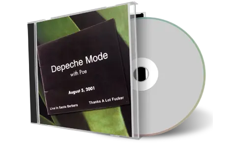 Artwork Cover of Depeche Mode 2001-08-05 CD Santa Barbara Audience