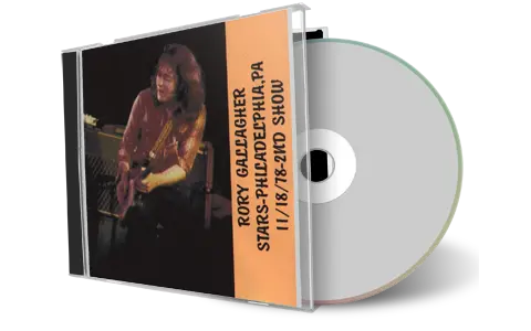 Artwork Cover of Rory Gallagher 1978-11-18 CD Philadelphia Audience