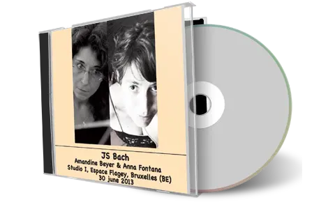 Artwork Cover of Amandine Beyer and  Anna Fontana 2013-06-30 CD Bruxelles  Soundboard
