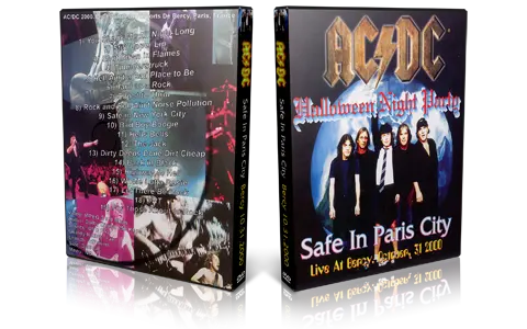 Artwork Cover of ACDC 2000-10-31 DVD Paris Audience