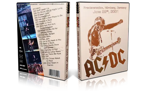 Artwork Cover of ACDC 2001-06-29 DVD Nurberg Audience