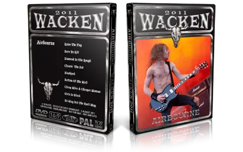 Artwork Cover of Airbourne 2011-08-05 DVD Wacken Proshot