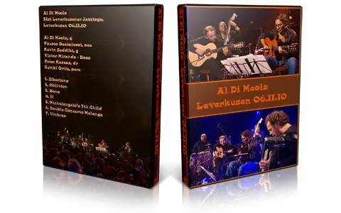 Artwork Cover of Al Di Meola 2010-11-06 DVD Leverkusen Proshot