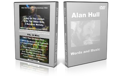 Artwork Cover of Alan Hull Compilation DVD Live Performances and Interviews 1983-1984 Proshot