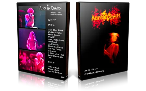 Artwork Cover of Alice In Chains 1993-10-13 DVD Frankfurt Audience