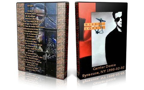 Artwork Cover of Billy Joel 1990-02-02 DVD Syracuse Proshot