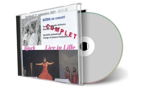 Artwork Cover of Bjork 2001-09-21 CD Le Colisee Audience