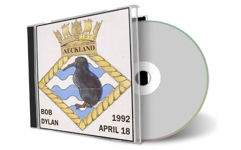 Artwork Cover of Bob Dylan 1992-04-18 CD Auckland Audience