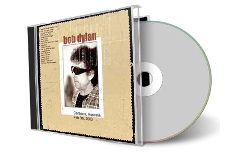 Artwork Cover of Bob Dylan 2003-02-06 CD Canberra Audience