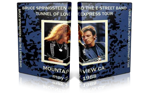 Artwork Cover of Bruce Springsteen 1988-05-02 DVD Mountain View Audience