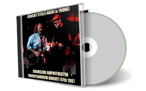 Artwork Cover of CSNY 1987-08-07 CD Mountain View Audience