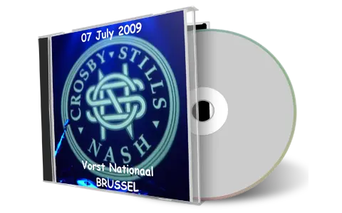 Artwork Cover of CSNY 2009-07-07 CD Brussels Audience