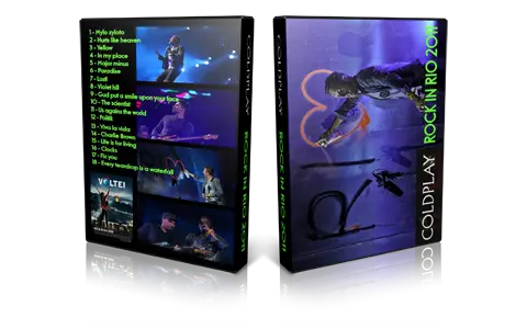 Artwork Cover of Coldplay 2011-10-01 DVD Rio de Janeiro Proshot