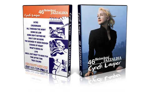 Artwork Cover of Cyndi Lauper 2011-07-25 DVD San Sebastian Proshot