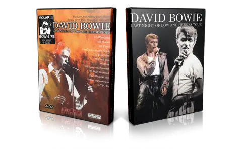 Artwork Cover of David Bowie 1978-12-12 DVD Tokyo Proshot