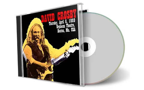 Artwork Cover of David Crosby 1989-04-06 CD Boston Audience