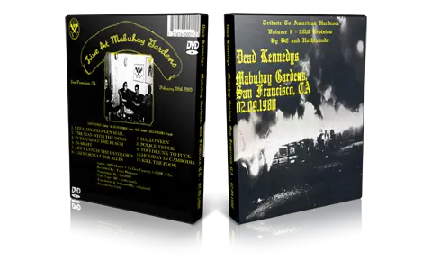 Artwork Cover of Dead Kennedys 1980-02-09 DVD San Francisco Proshot