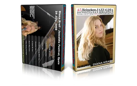 Artwork Cover of Diana Krall 2008-07-24 DVD San Sebastian Proshot