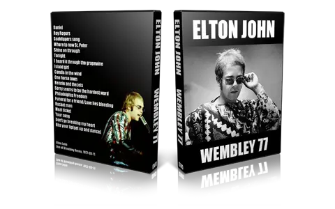 Artwork Cover of Elton John 1977-03-11 DVD London Proshot