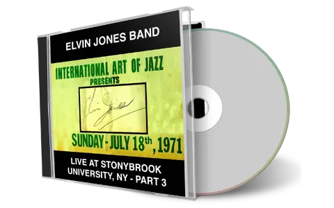 Artwork Cover of Elvin Jones 1971-07-18 CD Stony Brook Audience