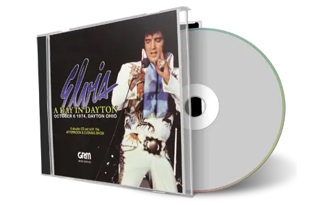 Artwork Cover of Elvis Presley 1974-10-06 CD Dayton Soundboard