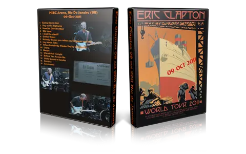Artwork Cover of Eric Clapton 2011-10-09 DVD Rio de Janeiro Audience