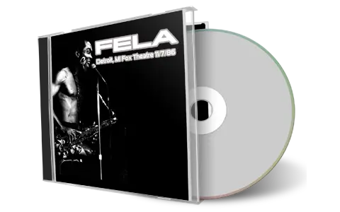 Artwork Cover of Fela Kuti 1986-11-07 CD Detroit Audience